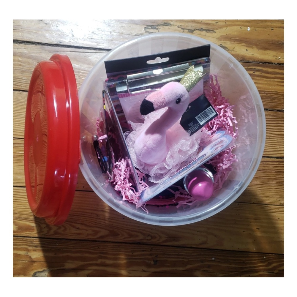 Colorful Fun Girls' Stationery Gift Set with Stickers & Lipstick Pens Container